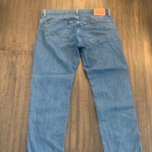 Men's Levi’s 559 Straight Fit Blue Jeans 36x34 (act 37x31) Blue Wash Nice!